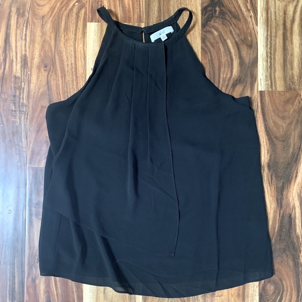 EUC Norah Black Sleeveless Blouse - Small